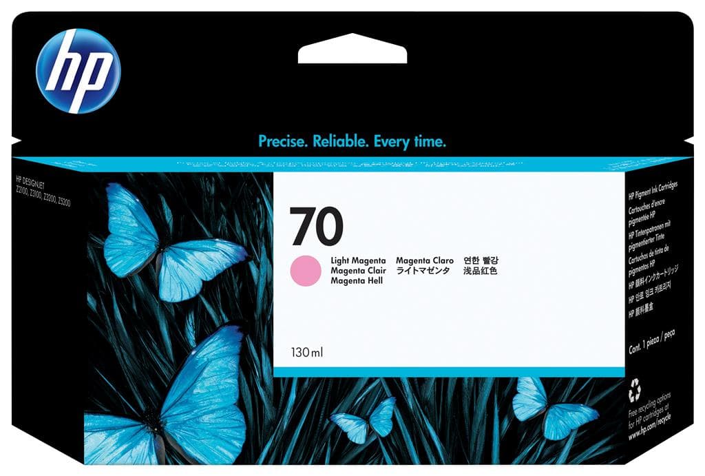 Cartus Cerneala Original HP Light Magenta, nr.70, pentru Design Jet Z3100|2100|3100ps|3200|3200ps|5200, 130ml, incl.TV 1.2incl.TV "C9455A"