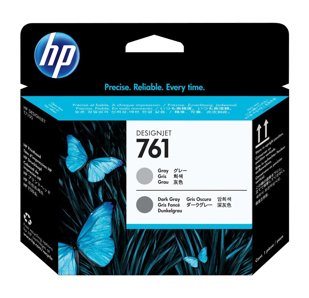 Cap Printare Original HP Gray, nr.761, pentru Design Jet T200|T100, , incl.TV 1.2incl.TV "CH647A"