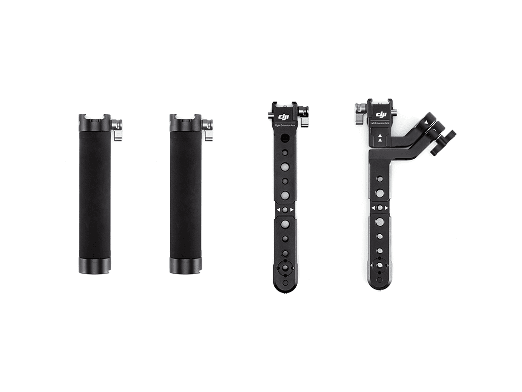 ACTION CAM DJI - accesorii Maner dublu Twist Grip DJI Ronin S2/SC2Brat exten stg+dr, 2xmaner NATO elib. rapida "CP.RN.00000096.01"