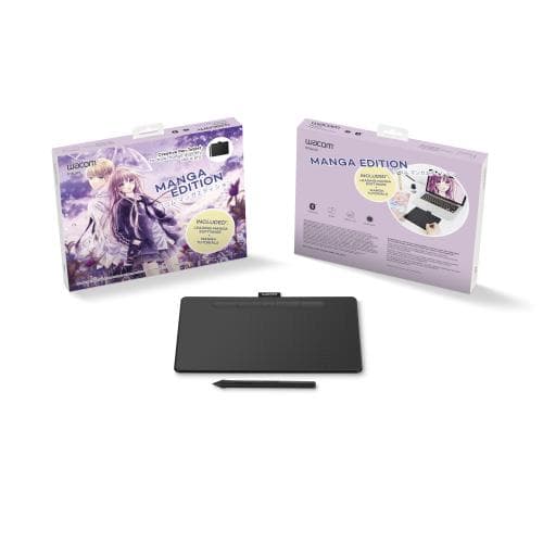 TABLETA grafica Wacom Intuos S Bluetooth Black Manga "CTL-4100WLK-M"