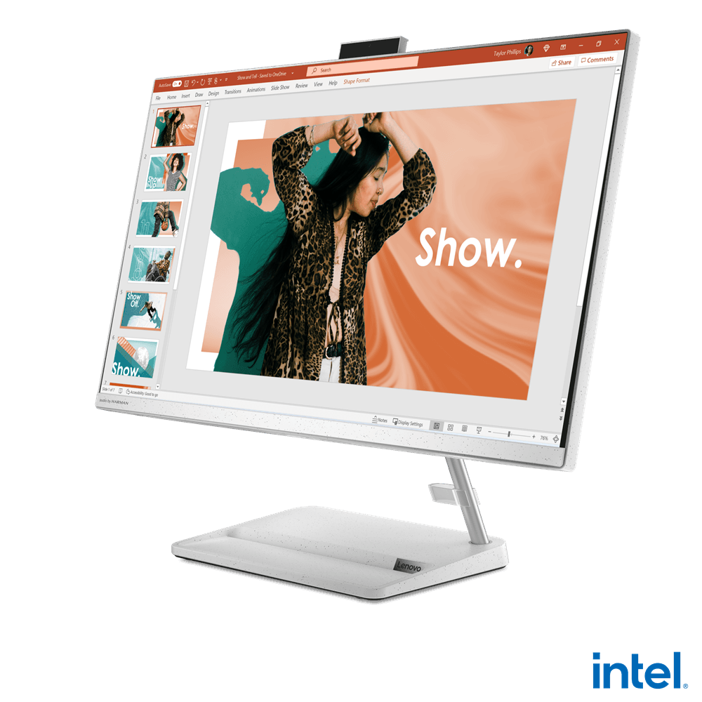 DESKTOP Computers Lenovo PC AIO3-27IAP7 CI5-12450H 27"/8/512GB F0GJ00M9RI LENOVO "F0GJ00M9RI" — miniatură
