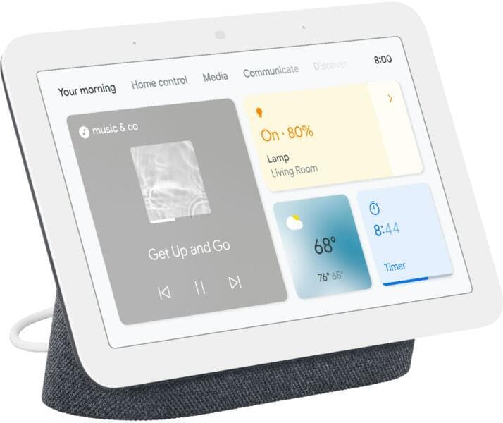 BOXE portabile Google - Nest Hub 2 Gen, Charcoal "GA01892 "
