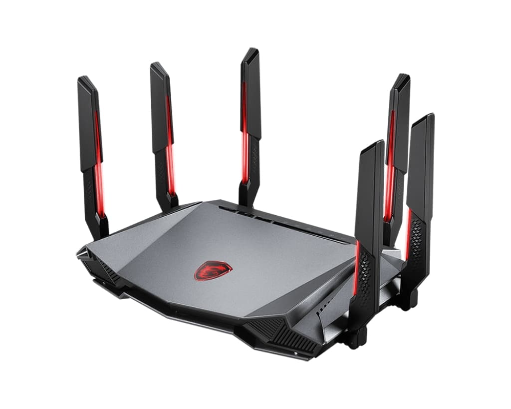 ROUTER MSI AXE6600 WiFi 6E Tri-band Gaming Router "GRAXE66" — miniatură