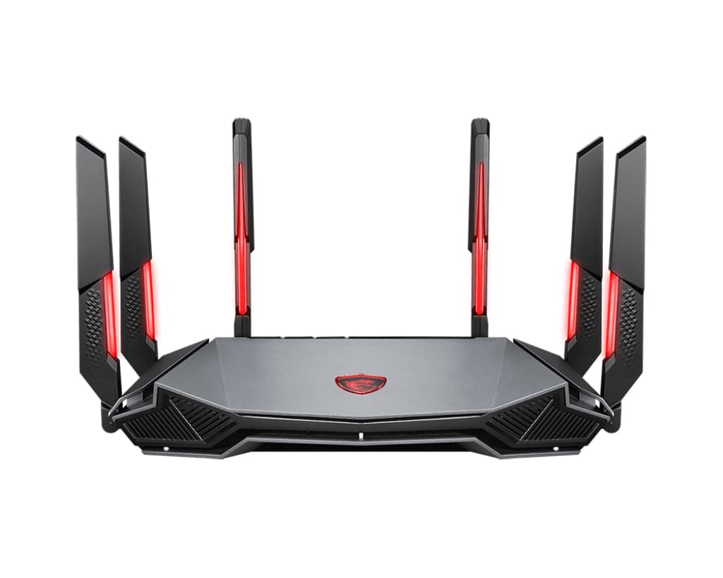ROUTER MSI AXE6600 WiFi 6E Tri-band Gaming Router "GRAXE66" — miniatură