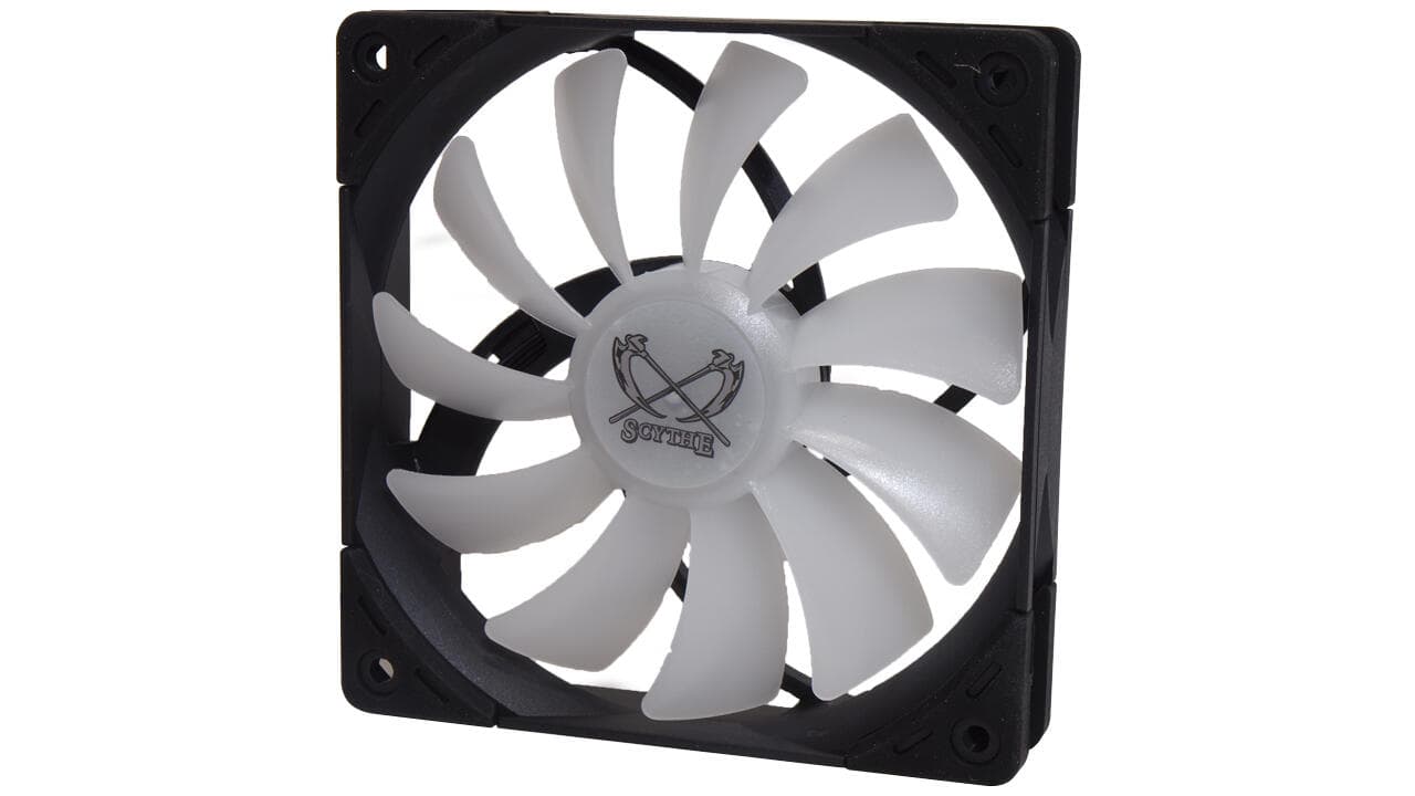 VENTILATOR Scythe, 120 mm 1800 rpm, LED RGB, conector 3 pin | 4 pin, "KF1225FD12AR-P" — miniatură