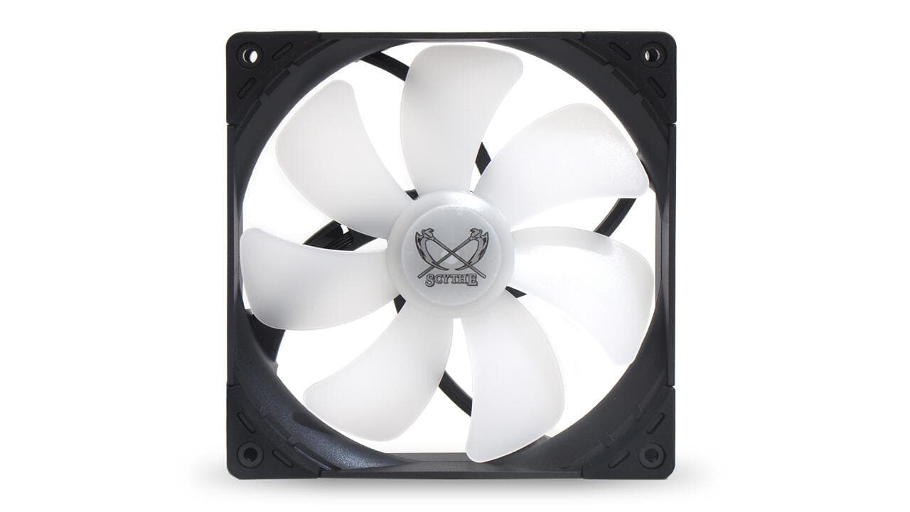 VENTILATOR Scythe, 140 mm 1200 rpm, LED ARGB, conector 4 pin, "KF1425FD12SAR-P" — miniatură