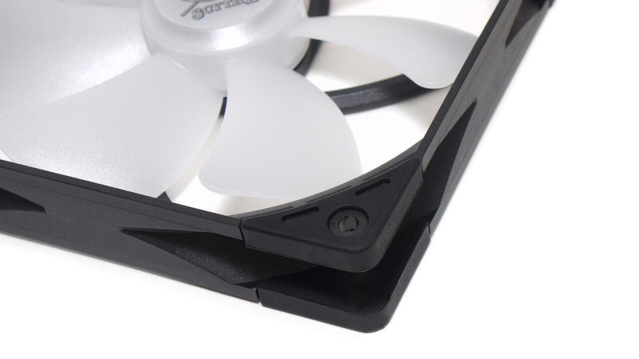 VENTILATOR Scythe, 140 mm 1200 rpm, LED RGB, conector 4 pin, "KF1425FD12SR-P" — miniatură