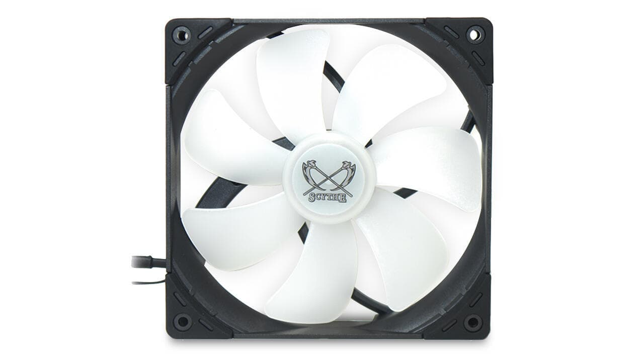 VENTILATOR Scythe, 140 mm 1200 rpm, LED RGB, conector 4 pin, "KF1425FD12SR-P" — miniatură