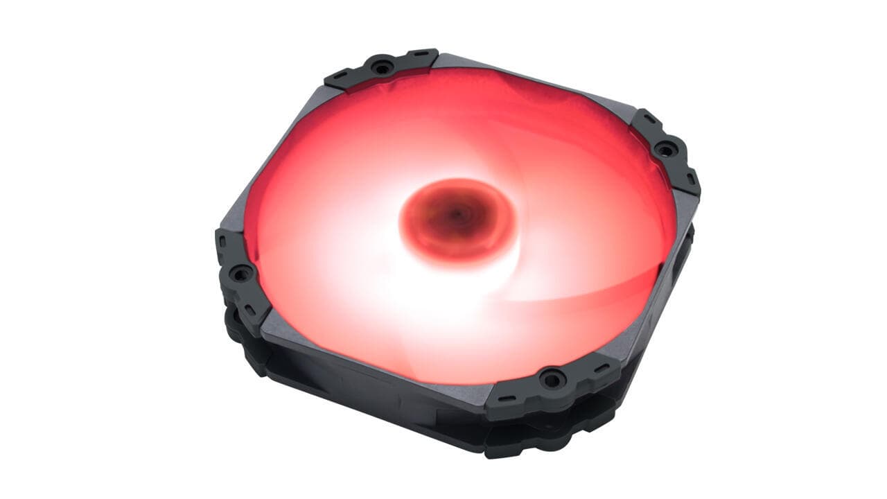 VENTILATOR Scythe, 140 mm 1800 rpm, LED RGB, conector 4 pin, "KF1425FD18R-P" — miniatură