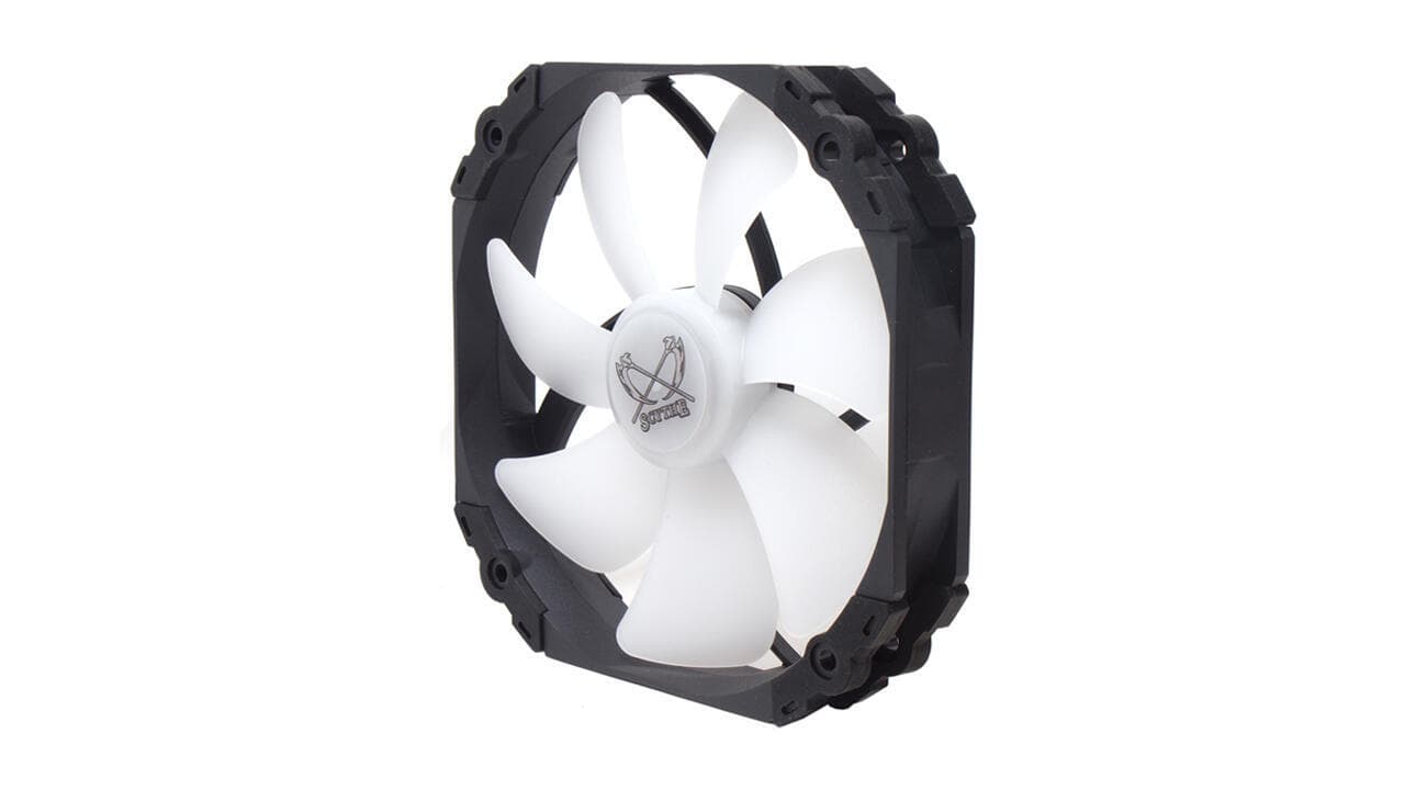 VENTILATOR Scythe, 140 mm 1800 rpm, LED RGB, conector 4 pin, "KF1425FD18R-P" — miniatură