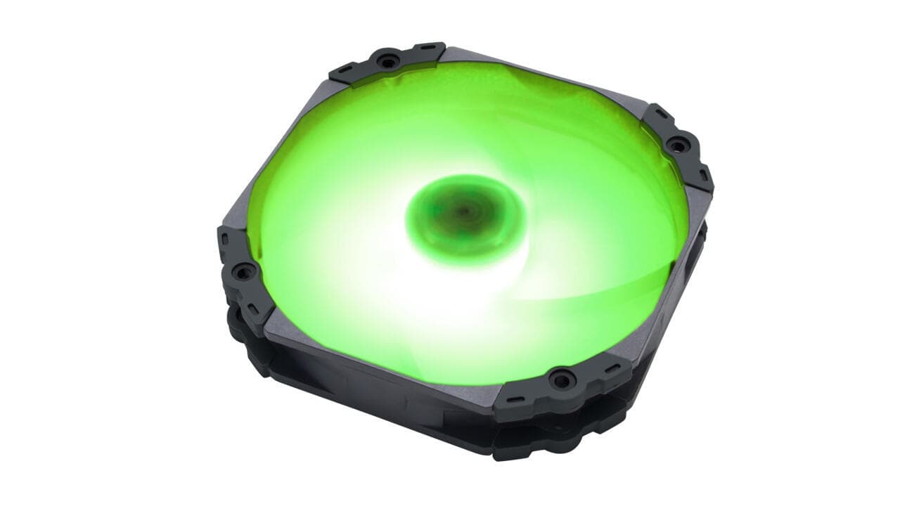 VENTILATOR Scythe, 140 mm 1800 rpm, LED RGB, conector 4 pin, "KF1425FD18R-P" — miniatură