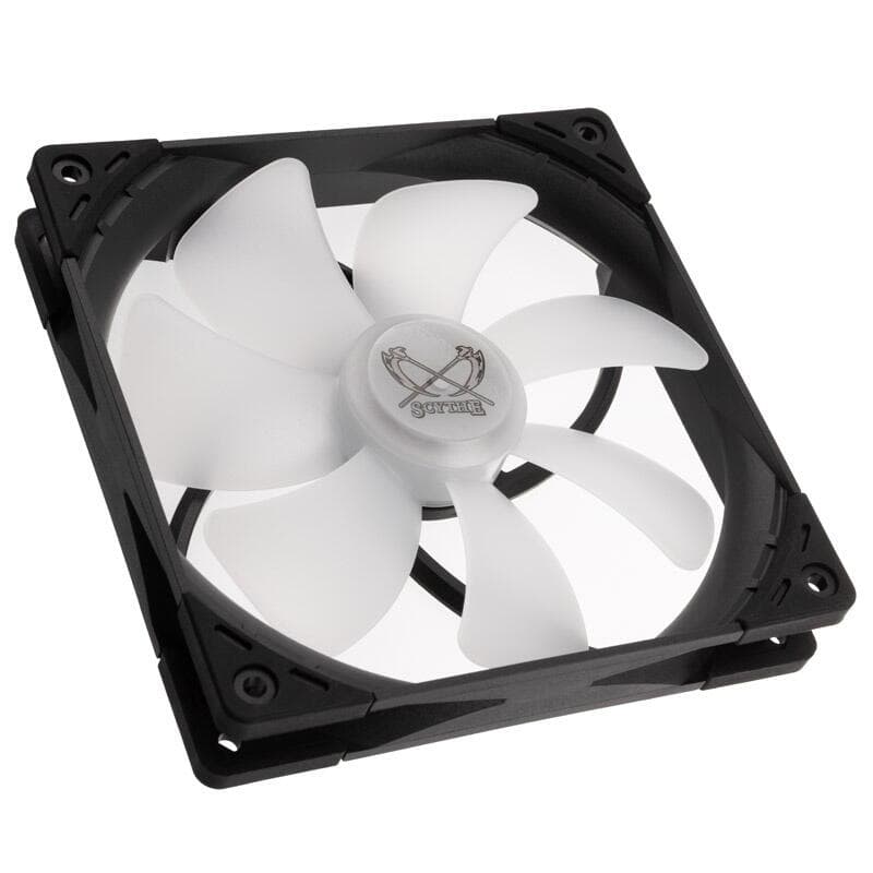 VENTILATOR Scythe, 140 mm 1800 rpm, LED ARGB, conector 3 pin | 4 pin, "KF1425FD18SAR-P" — miniatură
