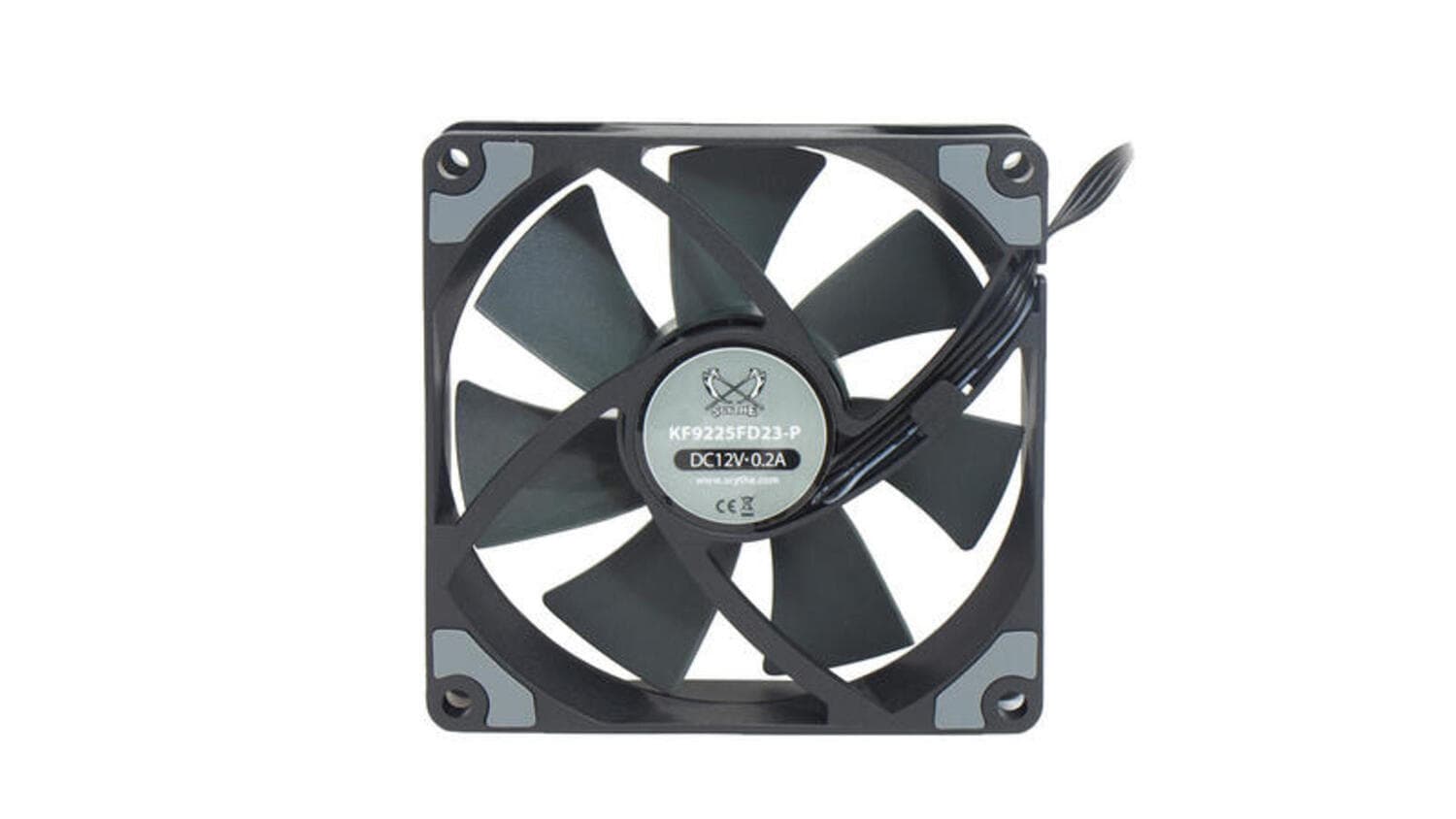VENTILATOR Scythe, 92 mm 2300 rpm, conector 4 pin, "KF9225FD23-P" — miniatură