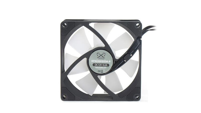 VENTILATOR Scythe, 92 mm 2300 rpm, LED RGB, conector 4 pin, "KF9225FD23R-P" — miniatură