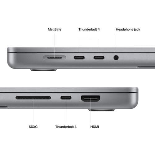 NOTEBOOK Apple MBP 16 M2 12/19/16 16GB 1TB INT US GY "MNW93LL/A" 1 — miniatură