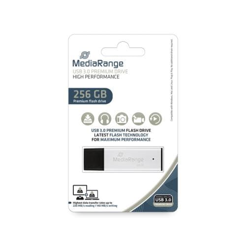 MediaRange USB 3.0 high performance flash drive, 256GB "MR1903"