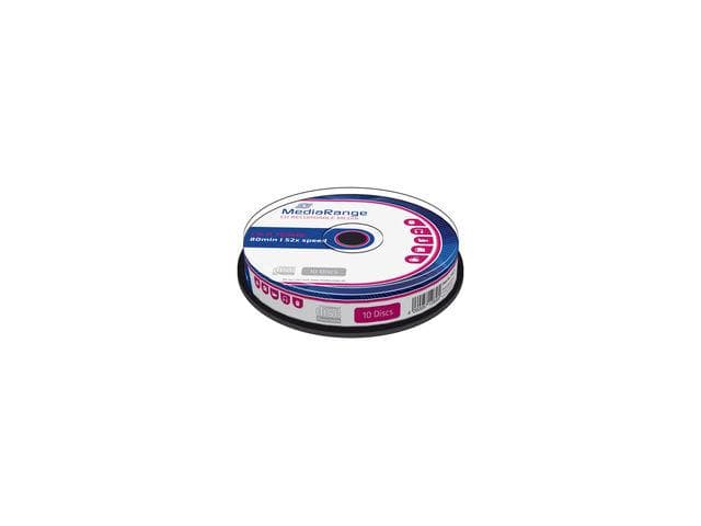 MediaRange CD-R 52x 700MB/80min Cake10 "MR214"