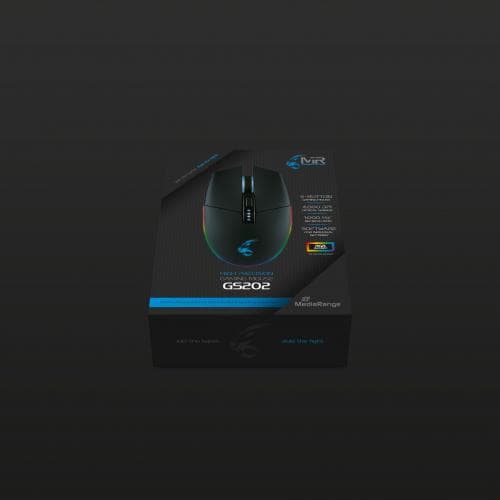 MediaRange Gaming Series Corded 6-button optical gaming mouse with RGB backlight "MRGS202"