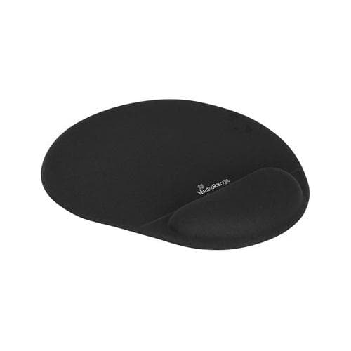 MediaRange Ergonomic mouse pad with gel wrist support, black "MROS250"