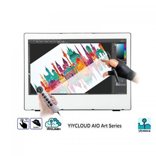 MONITOR Yiynova - signage interactiv 21.5", LED, Full HD, Format 16:9; Dual Touch "MVP22U+DF"