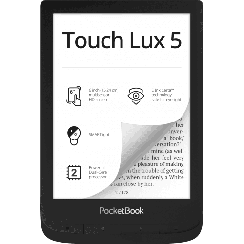 eREADER PocketBook TOUCH LUX 5 Ink Black "PB628-P-WW"
