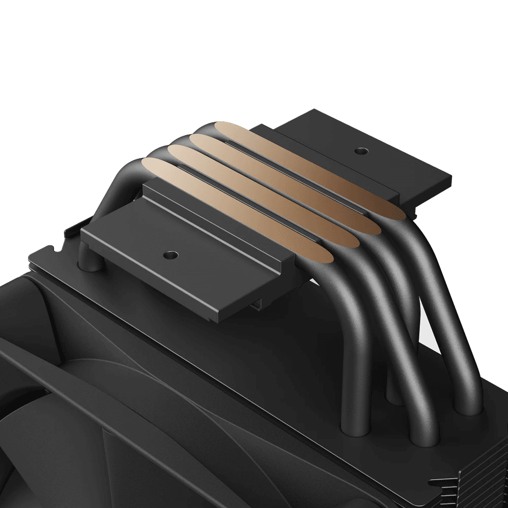 Cooler NZXT "T120 RGB", skt. universal, racire cu aer, ventilator 120 mm, 1800 rpm, inaltime cooler 159 mm, 4 heatpipe, iluminat RGB "RC-TR120-B1" — miniatură