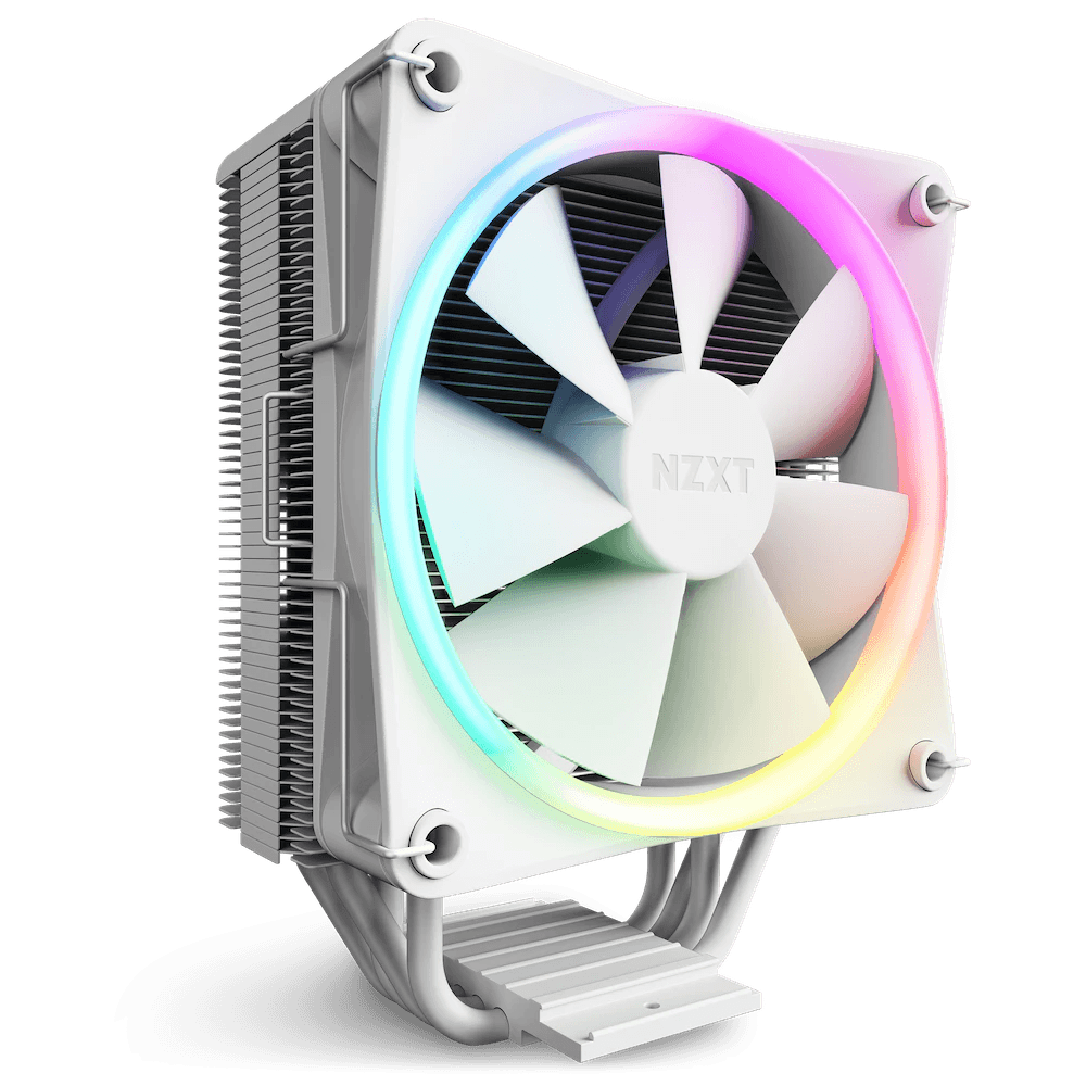 Cooler NZXT "T120 RGB", skt. universal, racire cu aer, ventilator 120 mm, 1800 rpm, inaltime cooler 159 mm, 4 heatpipe, iluminat RGB "RC-TR120-W1" — miniatură