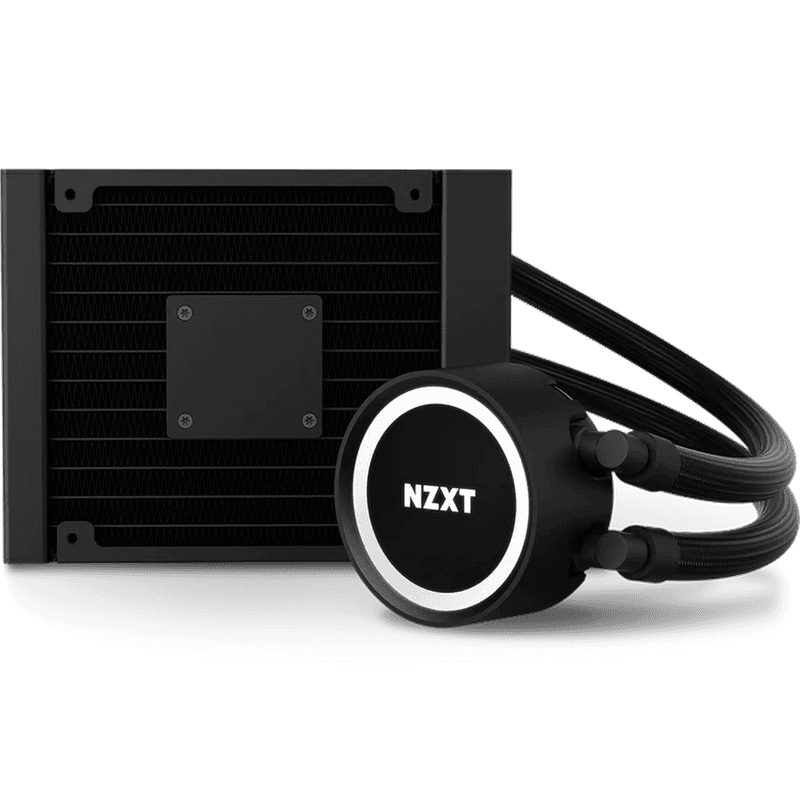 Cooler NZXT "Kraken 120", skt universal, racire cu lichid, ventilator 120 mm, 2000 rpm, iluminat ARGB, "RL-KR120-B1" — miniatură