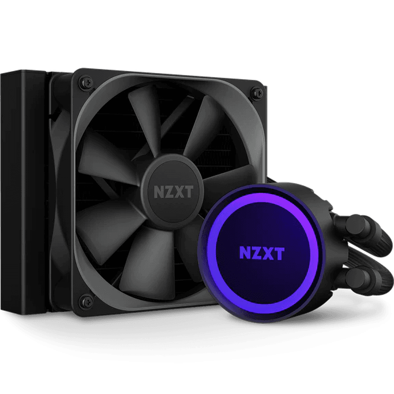 Cooler NZXT "Kraken 120", skt universal, racire cu lichid, ventilator 120 mm, 2000 rpm, iluminat ARGB, "RL-KR120-B1" — miniatură