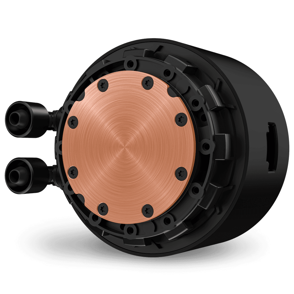 Cooler NZXT "Kraken Elite 240 RGB", skt universal, racire cu lichid, ventilator 120 mm x 2, 1800 rpm, iluminat RGB, "RL-KR24E-B1" — miniatură