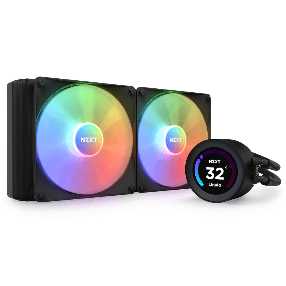 Cooler NZXT "Kraken Elite 280 RGB", skt universal, racire cu lichid, ventilator 140 mm x 2, 1500 rpm, iluminat RGB, "RL-KR28E-B1"