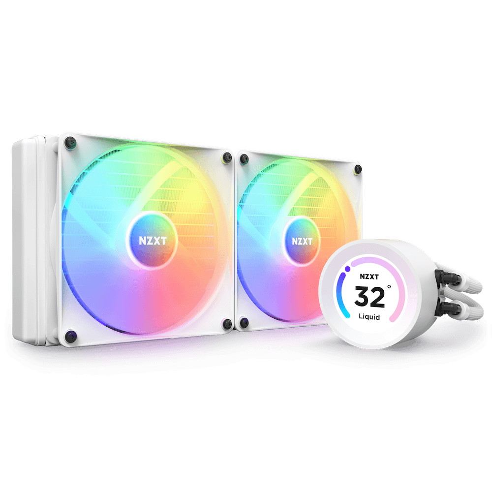 Cooler NZXT "Kraken Elite 280 RGB", skt universal, racire cu lichid, ventilator 140 mm x 2, 1500 rpm, iluminat RGB, "RL-KR28E-W1"