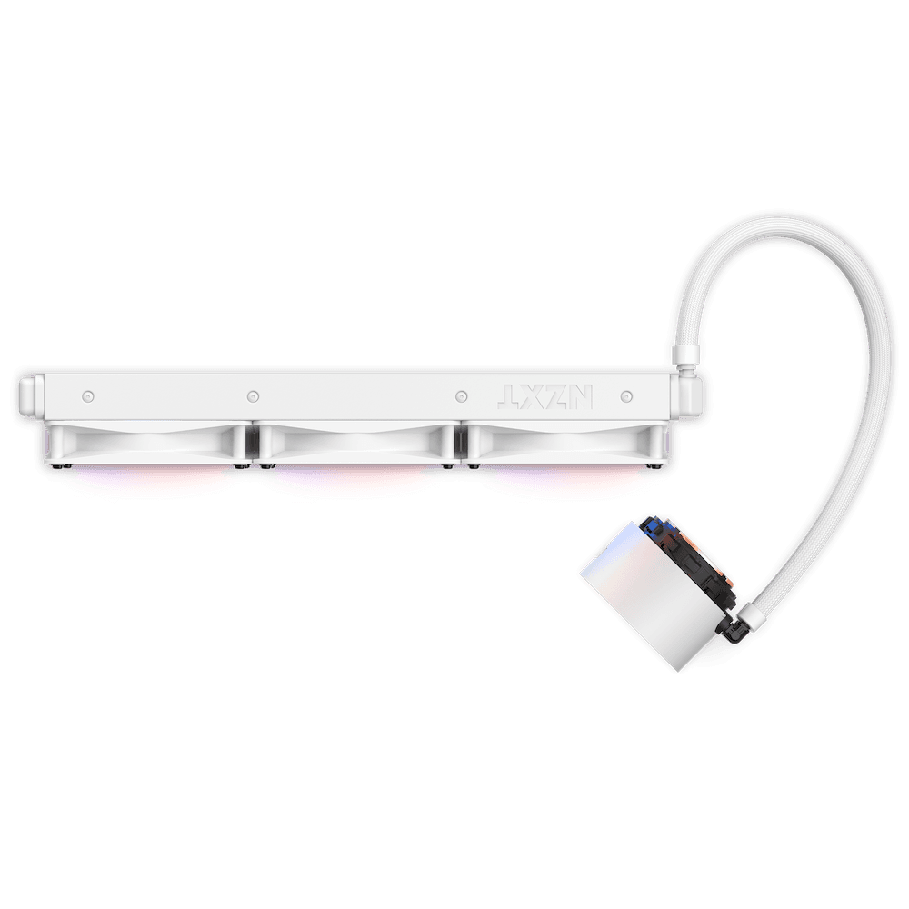 Cooler NZXT "Kraken Elite 360 RGB", skt universal, racire cu lichid, ventilator 120 mm x 3, 1800 rpm, iluminat RGB, "RL-KR36E-W1" — miniatură