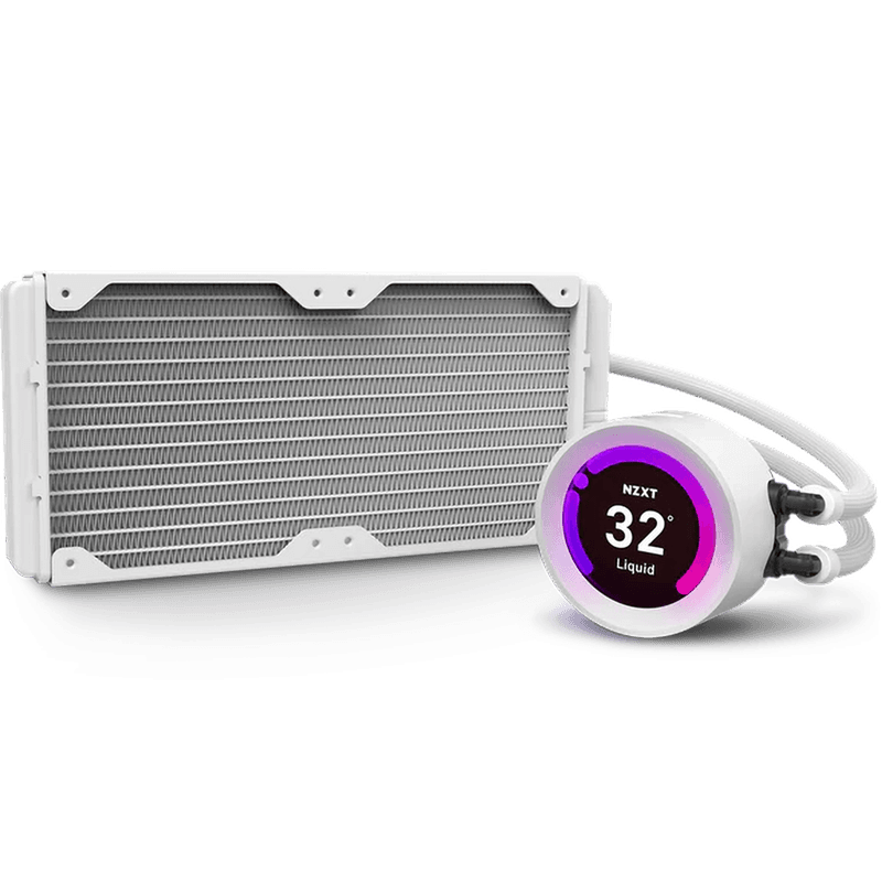 Cooler NZXT "Kraken Z53 RGB", skt universal, racire cu lichid, ventilator 120 mm x 2, 1500 rpm, iluminat RGB, "RL-KRZ53-RW" — miniatură