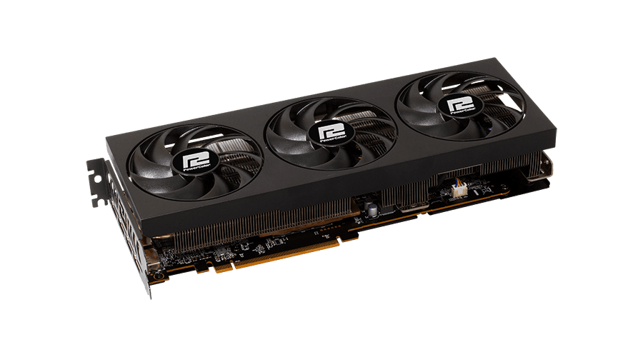 PLACI VIDEO Power Color PW Fighter AMD Radeon RX 7800 XT 16GB "RX7800XT 16G-F/OC" — miniatură