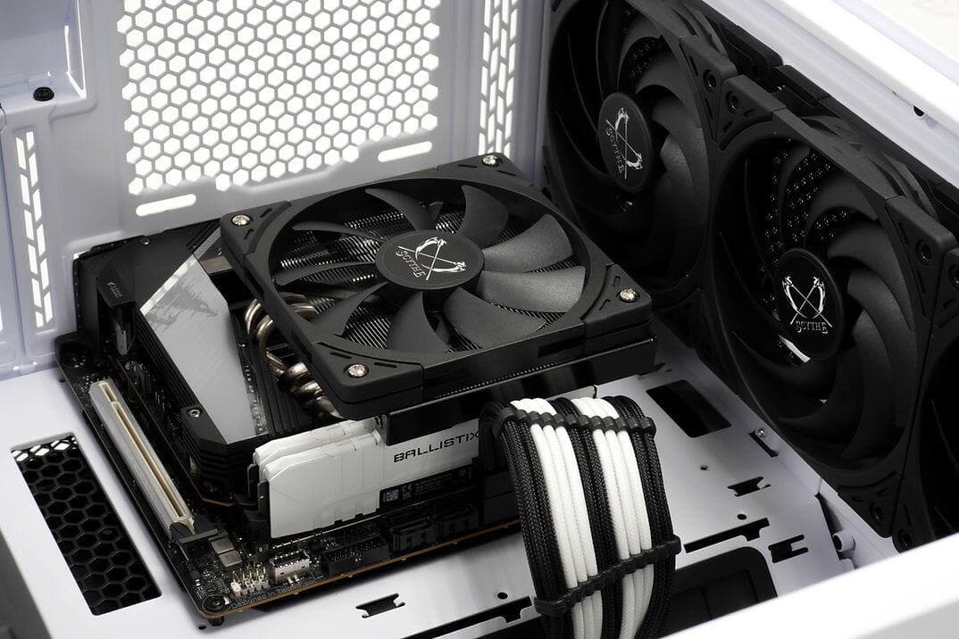 Cooler Scythe "Big Shuriken 3", skt. universal, racire cu aer, ventilator 120 mm, 1800 rpm, inaltime cooler 67mm, "SCBSK-3100" — miniatură