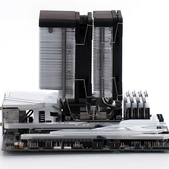 Cooler Scythe "FUMA 3", skt. universal, racire cu aer, ventilator 120 mm x 2, 1500 rpm, inaltime cooler 154mm, 6 heatpipe, "SCFM-3000" — miniatură