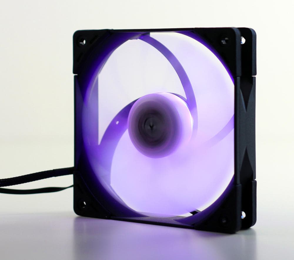 VENTILATOR Scythe, 120 mm 1800 rpm, LED RGB, conector 4 pin, "SU1225FD12HR-RNP" — miniatură