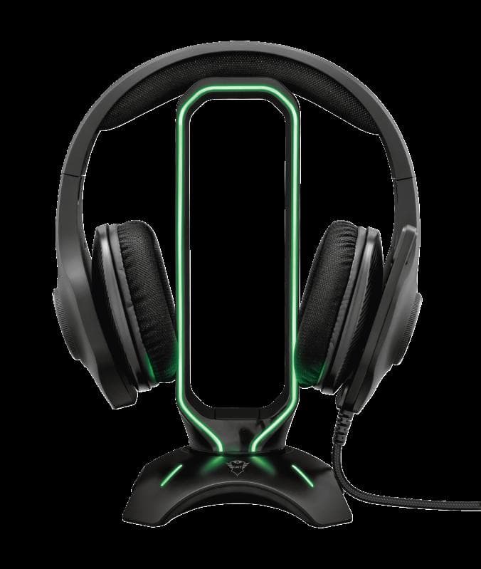 CASTI. Trust - accesorii GXT 265 Cintar RGB Headset Stand "TR-23647" — miniatură