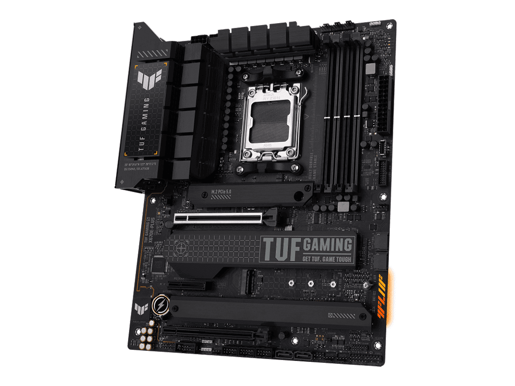 Placa de baza ASUS TUF GAMING X670-PLUSAM5, X670, PCIE 5.0 MB "TUF GAMING X670E-PL" — miniatură
