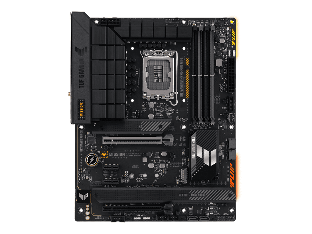 Placa de baza ASUS TUF GAMING H770-PRO WIFILGA1700, H770, USB3.2 GEN 2X2 MB "TUFGAMINGH770-PRO WF"