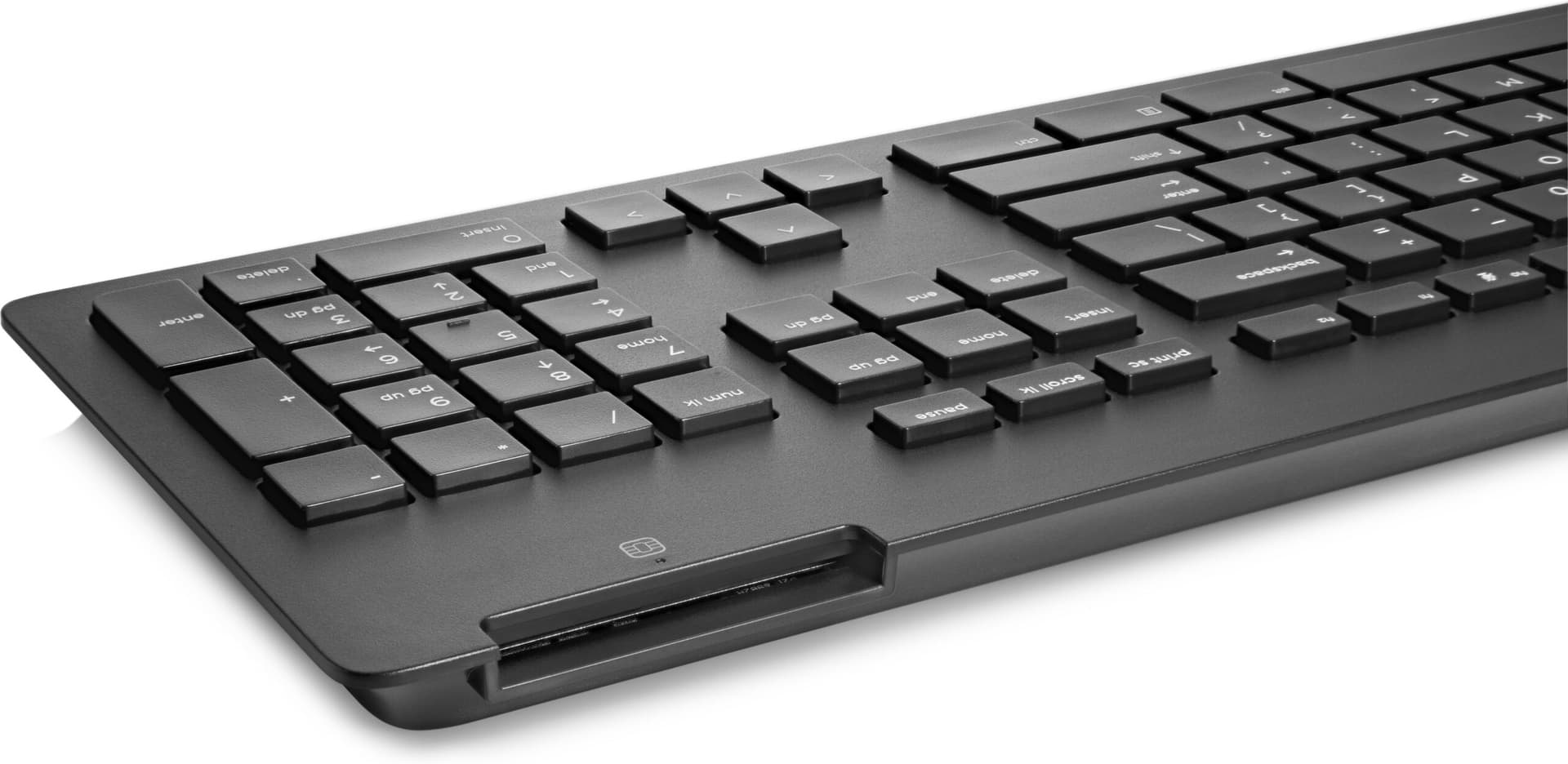 HP USB Business Slim Smartcard Keyboard - English QWERTY (EN) "Z9H48AA#ABB" — miniatură