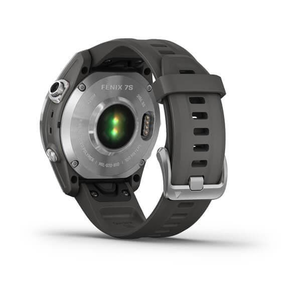 SMARTWATCH Garmin fenix 7S Stainless St. w/Graphite "010-02539-01" — miniatură