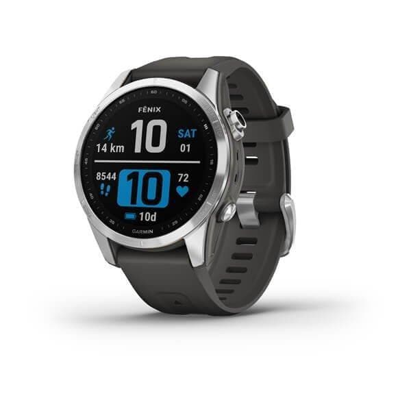 SMARTWATCH Garmin fenix 7S Stainless St. w/Graphite "010-02539-01"