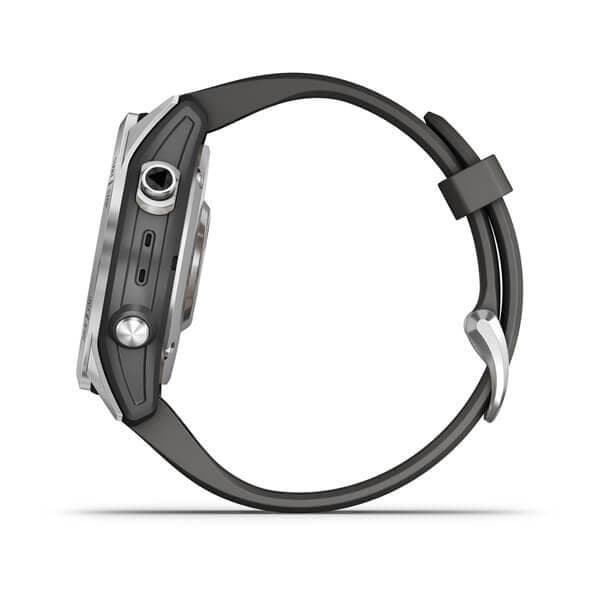 SMARTWATCH Garmin fenix 7S Stainless St. w/Graphite "010-02539-01" — miniatură