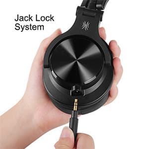 Casca OneOdio cu fir detasabil, tip over ear, utilizare profesionala, DJ, multimedia, conectare prin Jack 3.5 mm|Jack 6.35 mm,difuzor 40 mm,impedanta 32 Ohm, negru "A71M-Black" — miniatură