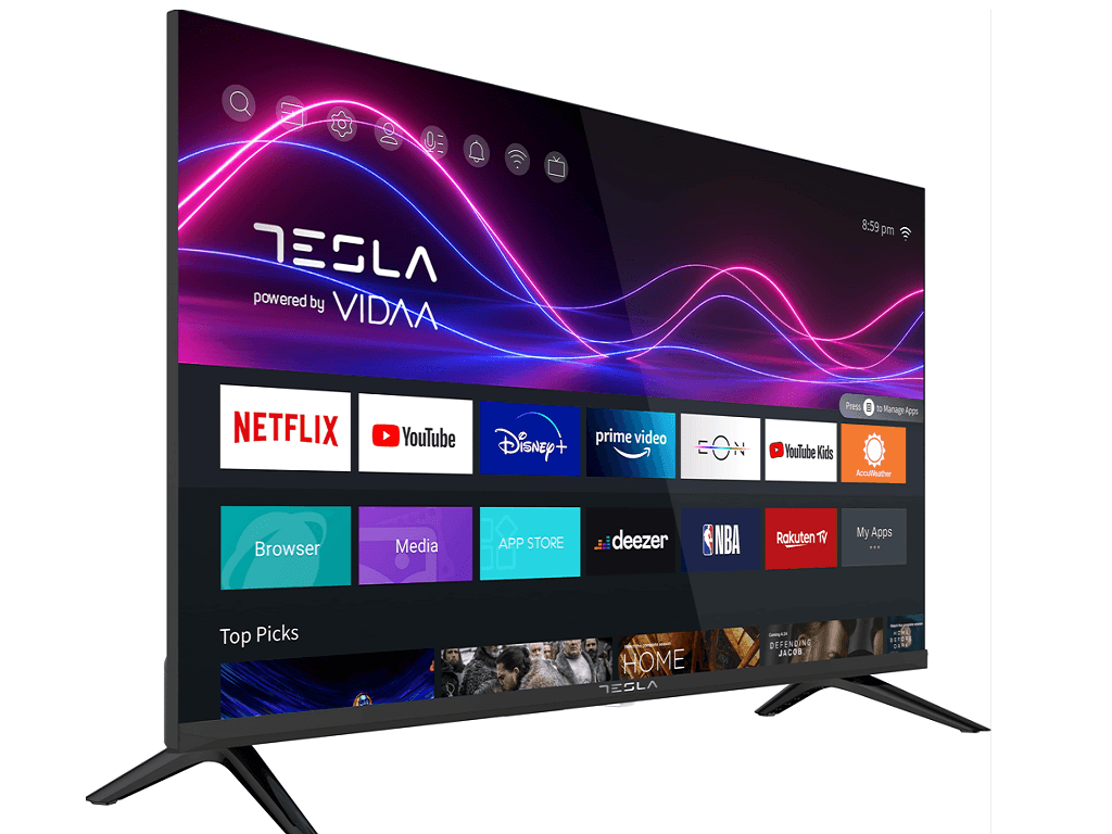 TELEVIZOAR Tesla 32M325BHS, VIDAA OS, 81cm, HD, blackDVB-T2/C/S2, 270 cd/m2, CI+, VESA 200x100mm "32M325BHS" — miniatură