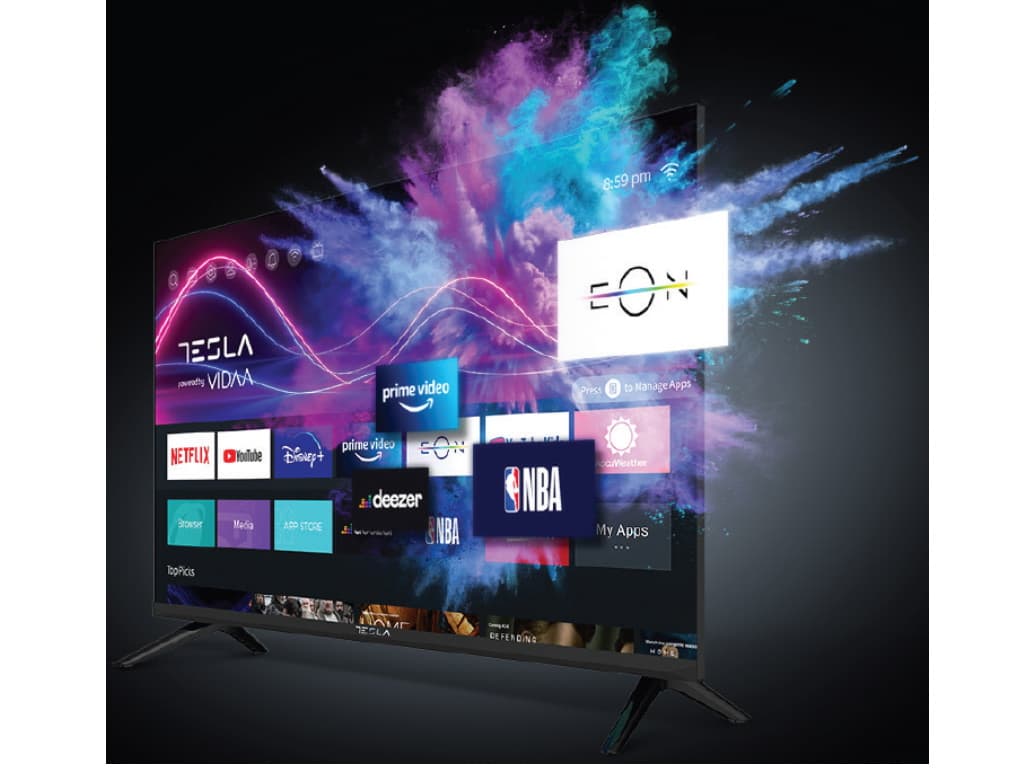 TELEVIZOAR Tesla 43M325BFS, VIDAA OS, 109cm, FHD, blackDVB-T2/C/S2, 310 cd/m2, CI+, VESA 200x200mm "43M325BFS"
