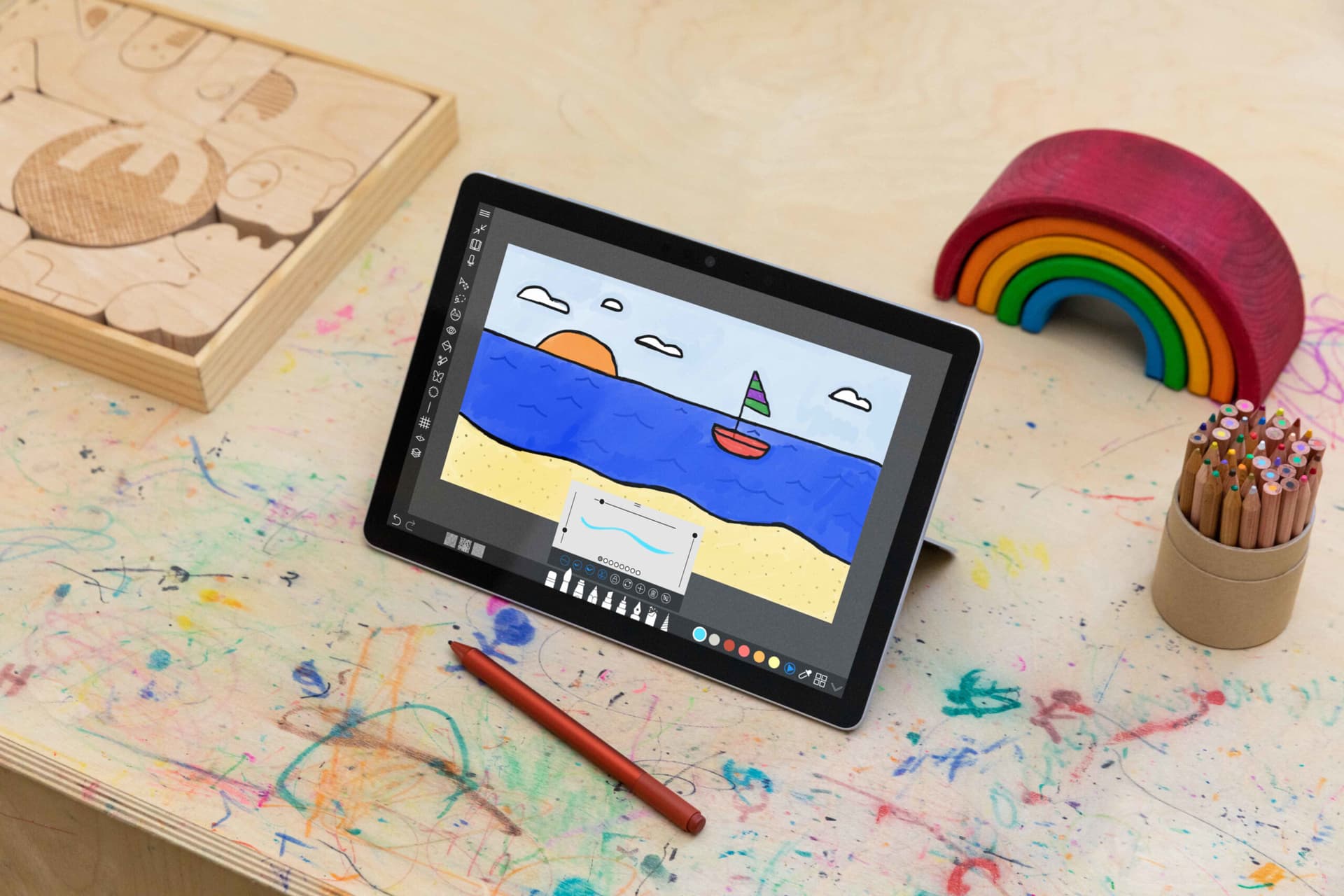 TABLETE Microsoft MS Surface Go 3 Intel Pentium Gold 6500Y 10.5inch 4GB 64GB LTE W11H Platinum "8PI-00003" — miniatură
