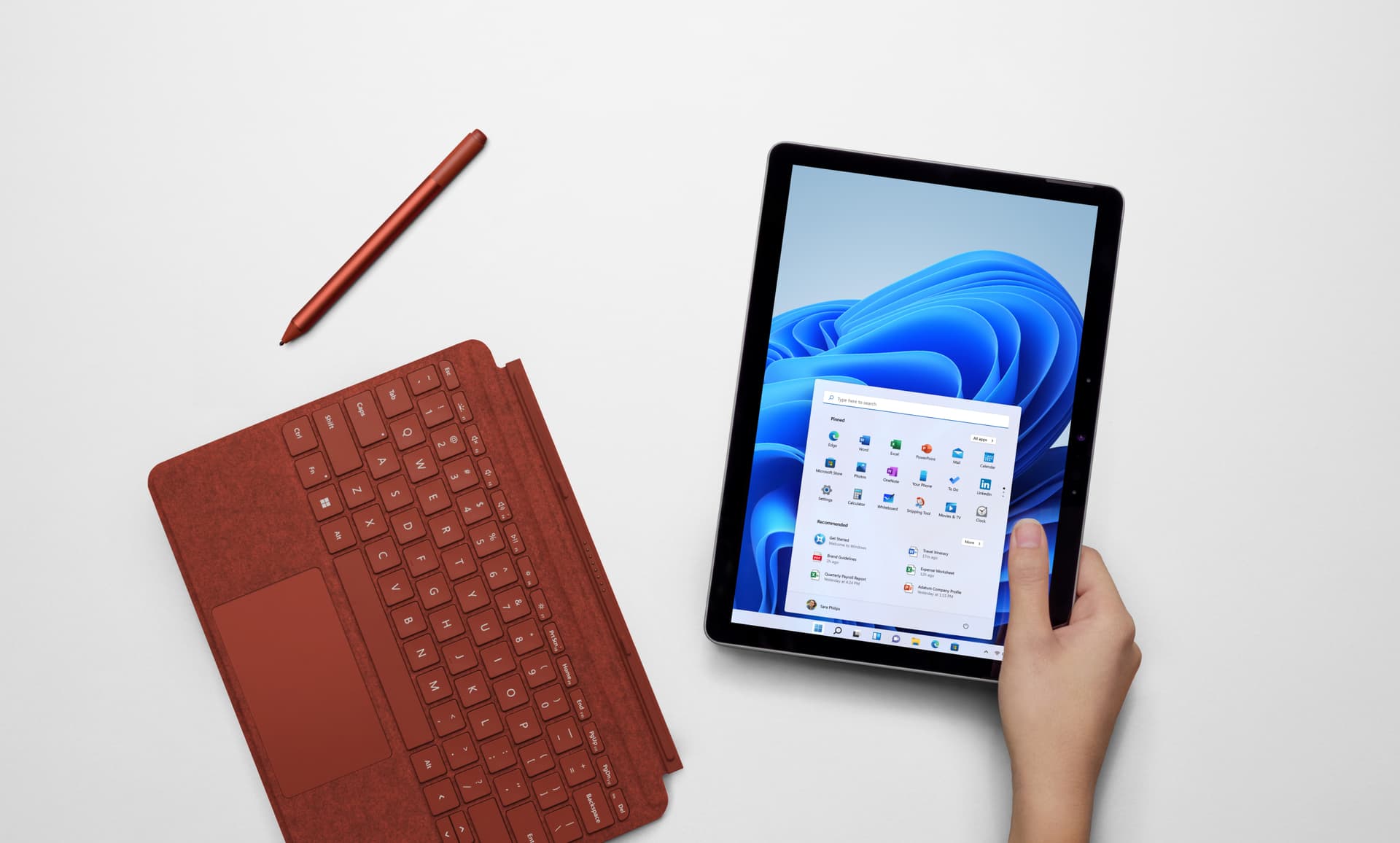 TABLETE Microsoft MS Surface Go 3 Intel Pentium Gold 6500Y 10.5inch 4GB 64GB LTE W11H Platinum "8PI-00003" — miniatură